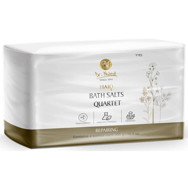 Квартет солей Мертвого моря для домашнього SPA-догляду